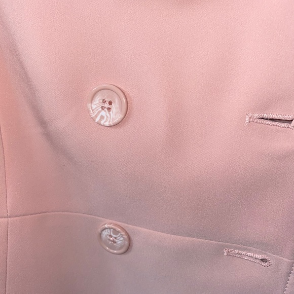 Torrid Pink Crepe Trench Jacket - Picture 7 of 8